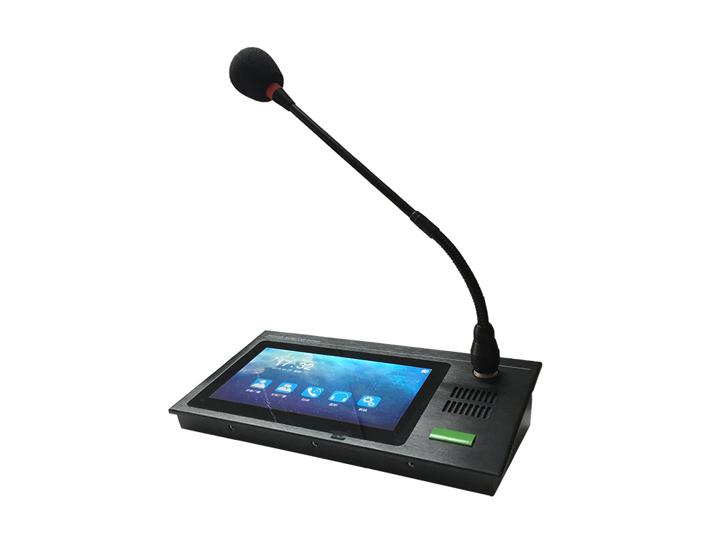 Apparecchiatura terminale per microfono cercapersone touch SIP 805T